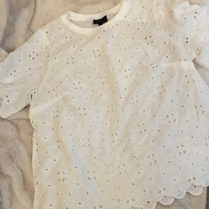 Who What Wear Lace Top